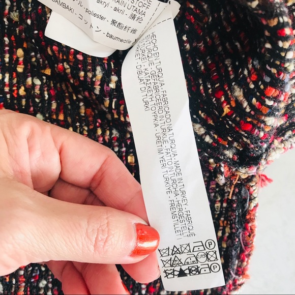 Zara Multi-Color Tweed Top - Picture 6 of 7
